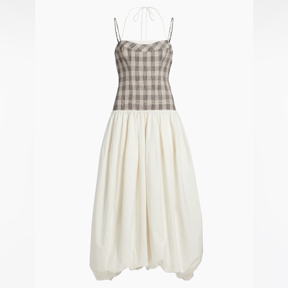 Pfeiffer Checked Bustier Midi-Dress - Picture 6 of 6